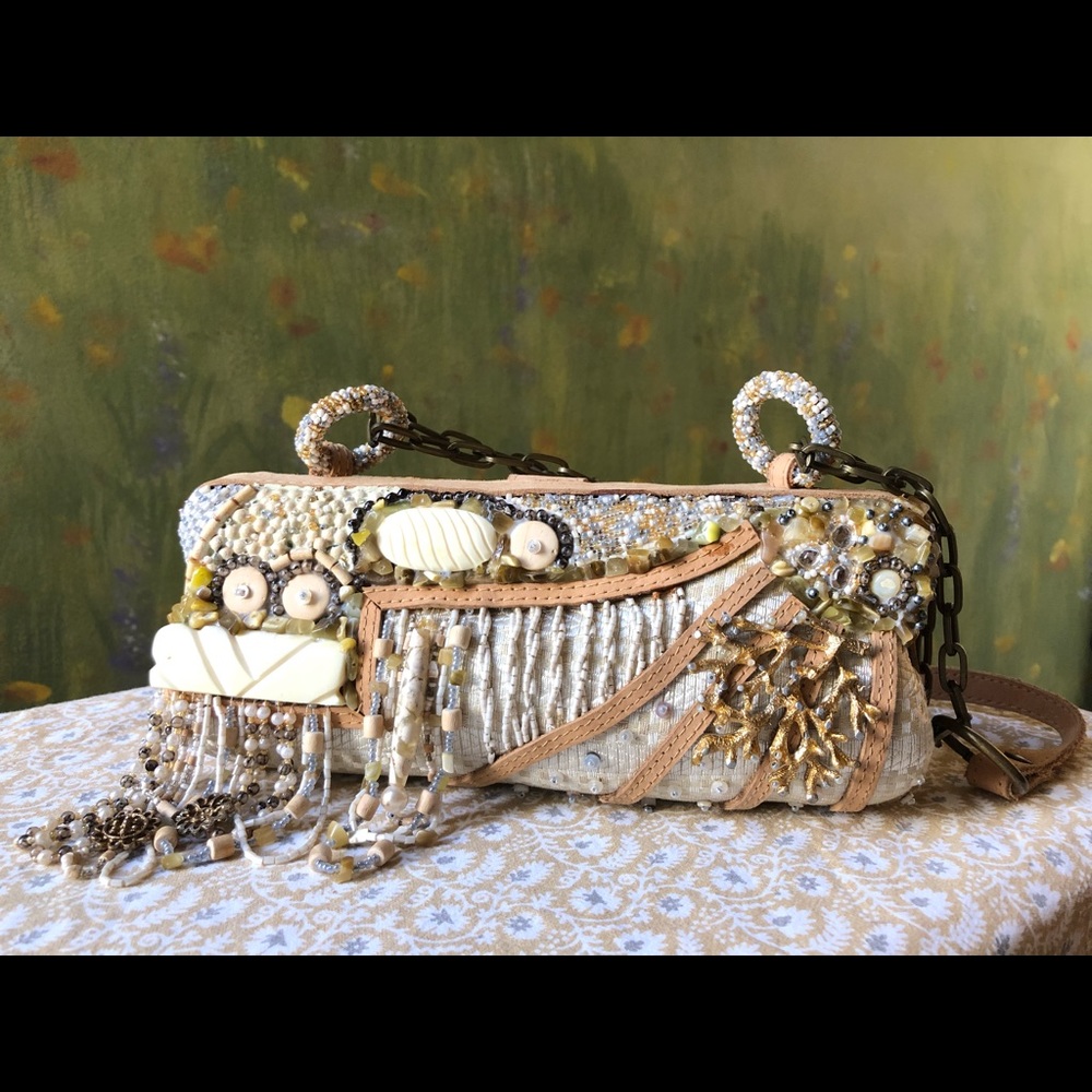 Mary Frances Bag - Beaded / Shells